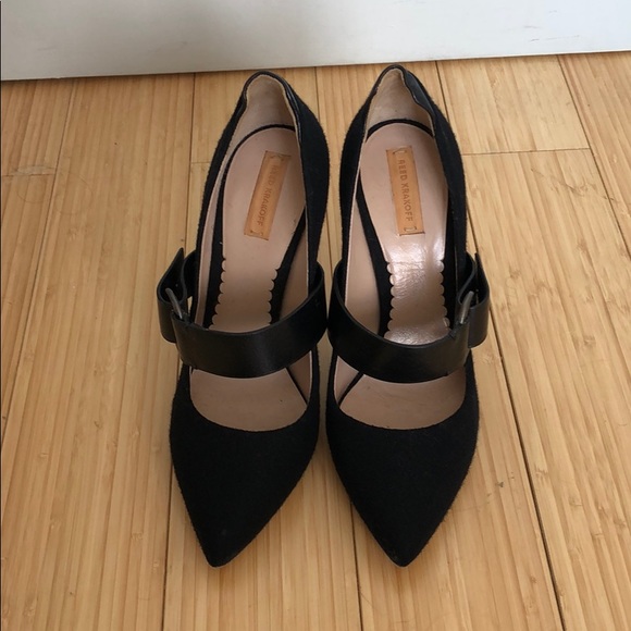 Reed Krakoff winter black stilettos - Picture 3 of 6